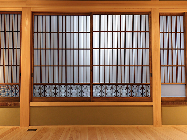 建具の寄木細工